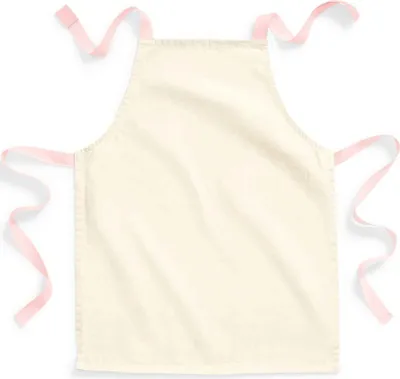 Image de Westford Mill - Tablier de bricolage pour enfants PC4807 (Taille unique) (Naturel/Rose pastel)