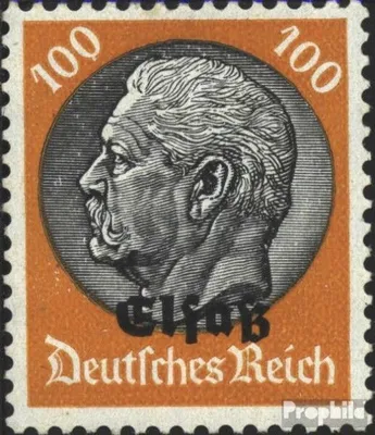 Produktbild von Briefmarken Elsaß (Dt.Bes.2.WK.) 1940 Mi 16 postfrisch Hindenburg