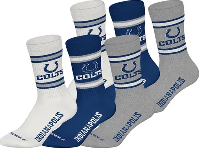 Produktbild von Huddle Uni Freizeitsocken Indianapolis Colts 6-Pack blu-wht-mgr - Größe 39-42