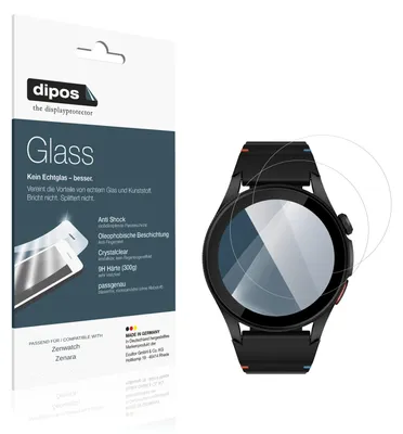 Immagine prodotto di 2x Pellicola Protettiva per Zenwatch Zenara Protezione Vetro Flessibile 9H dipos