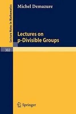 Produktbild von Lectures on p-Divisible Groups