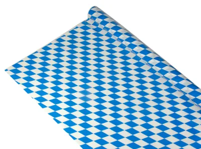 Produktbild von Tischdecke, Folie 20 m x 1 m "Bayrisch Blau"