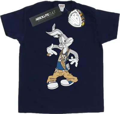 Produktbild von Looney Tunes - "Rapper" T-Shirt für Damen BI1361 (XL) (Marineblau)