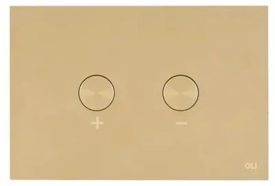 Produktbild von Spülknopf Blink - Gold - 21,5 X 14,5 X 5 Cm - Pneumatisch - Edelstahl