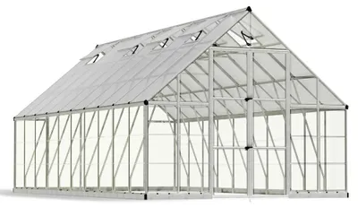 Produktbild von Palram - Canopia Aluminium Gewächshaus Balance 1012 Silber 366x304x257 cm