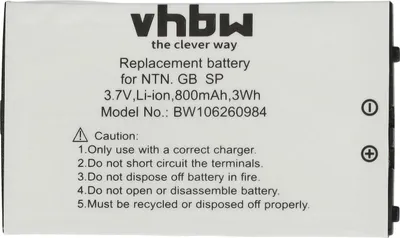 Produktbild von vhbw Akku kompatibel mit Nintendo Game Boy Advance SP AGS-101, Advance SP AGS-003, Advance SP AGS-001 Spielekonsole (800 mAh, 3,7 V, Li-Ion)
