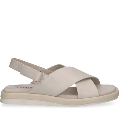 Produktbild von Caprice Damen 9-9-28102-20 Sandale Flach, Offwhite Nappa, 37 EU