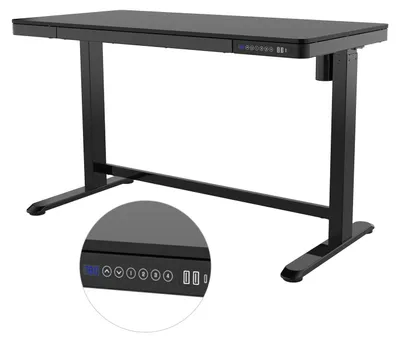 Zdjęcie produktu dla Elektryczne biurko Spacetronik SPEB128BG Astrid