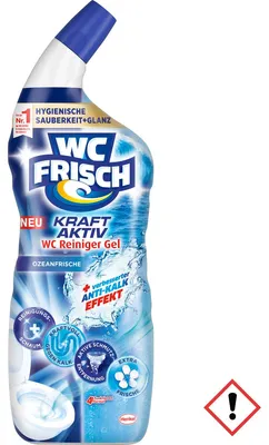 Obrázek produktu pro WC Frisch 2904514, WC (záchod), Desinfekční přípravek, Gel, Láhev, Oceán, 750 ml