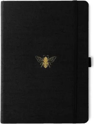 Produktbild von Dingbats* Pro B5 Notizbuch - Black Bee Punkte
