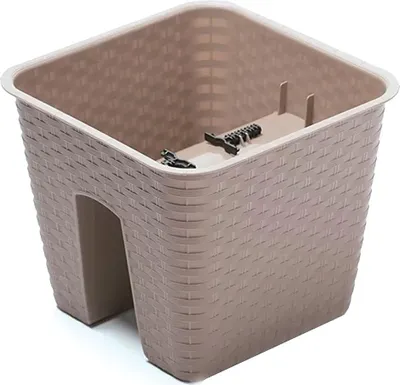 Immagine prodotto di Květináč na zábradlí RATOLLA 28 cm - barva: mocca