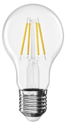LED žárovka Filament A60 / E27 / 3,4 W (40 W) / 470 lm / teplá bílá