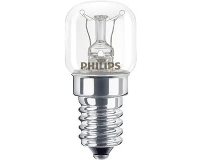 Obrázek produktu pro Philips Speciální produkty 8711500037114, 15 W, E14, 1000 h, Teplá bílá, 90 lm, Žárovka pro spotřebič