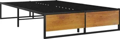 Produktbild von vidaXL Posteľný rošt čierny kov 120x200 cm