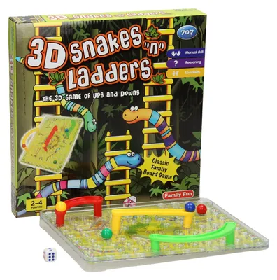 Image de Jeu de l'échelle du serpent 3D