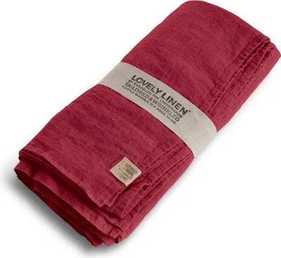 Produktbild von Lovely Linen Lovely Tischdecke Leinen cabernet 100 x 100 cm