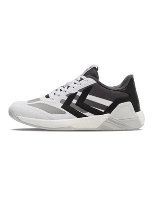 Produktbild von Hummel Algiz IV Indoor Handballschuhe Sportschuhe weiß/schwarz/grau/orange 225028-2072, Schuhgröße:37.5 EU