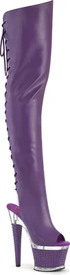 Produktbild von SPECTATOR-3030 Damen Boots von Pleaser, Lila  , EU 39, US 9