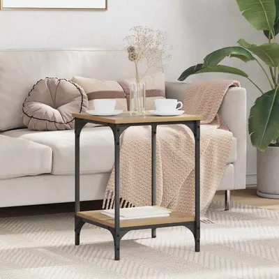 Zdjęcie produktu dla vidaXL Stolik kawowy Artisan dąb 40 x 40 x 55 cm materiał drewnopochodny
