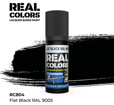 Immagine prodotto di Colori reali Nero opaco (17 ml)