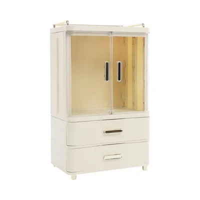Image de Organiseur de maquillage à tiroirs, boîte à cosmétiques, boîte de rangement, boîtes de rangement  Rangement