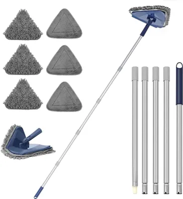 Immagine prodotto di JEHONN Scopa per pavimenti con manico lungo 200CM Set di 6 pads