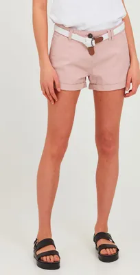 Produktbild von OXMO OXChanett Damen Chino Shorts Bermuda Kurze Hose mit Gürtel und Stretch