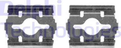 Zdjęcie produktu dla Zubehörsatz, Scheibenbremsbelag DELPHI LX0409