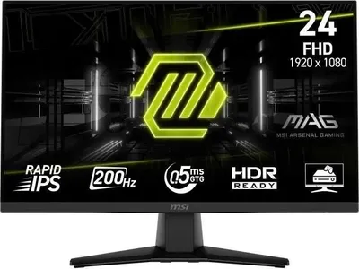 Produktbild von Gaming Monitor, MSI MAG242F, 24 Zoll, FHD, 200Hz, 0.5ms, IPS Panel