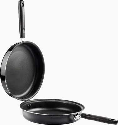 Image de Poêle à tortillas à induction 24 cm - Idéale pour les tortillas - Pièce unique - Noire - Aluminium - 24 cm