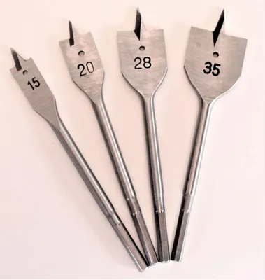 Immagine prodotto di MAKITA set di punte per frese piatte 4 pezzi avvitatore a batteria fresa per legno fresa per legno punta per fresa piatta