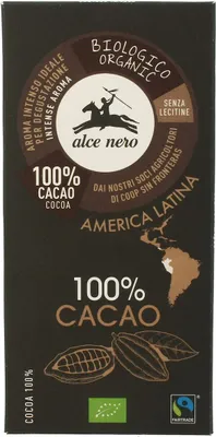 Produktbild von BITTERBOARD 100% -KAKAO 50 g - ALCE NERO