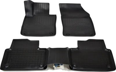 Produktbild von NORM LINERS | 3D Gummimatten Auto Matten Fussmatten Kompatibel mit Volvo V60 ab 2018 5tlg, Individuelle Passform mit Hohem Rand cca 4-5cm, Allwetter,