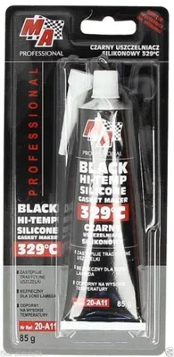 Produktbild von MA Professional Hi Temp 329°C Silikon Dichtmasse Abdichtung 85g Silikon Schwarz