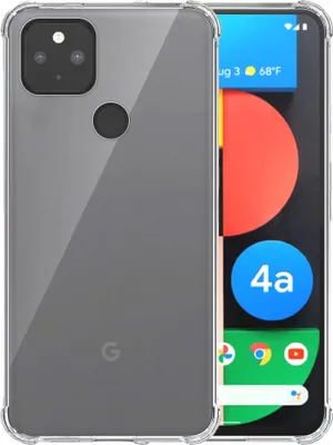 Image de Coque pour Google Pixel
  4A 5G Transparent - Coque antichoc TPU Silicone avec Bumper Transparent -
  Smartphonics