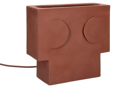 Obrázok produktu pre Stolná lampa Pomax Eclipse, terakota, rozmer 28 x 10 x 27 cm