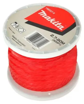 Produktbild von Makita Mähfaden Nylon 2,7 mm x 90 m rot