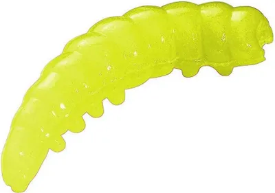 Produktbild von Berkley PowerBait Power Honey Worm - künstliche Bienenmade, Farbe/Aroma/Länge/Gewicht:Yellow / PowerBait / 2.5cm