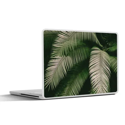 Produktbild von MuchoWow® Laptop Aufkleber Sticker Cover Palmwedel - Sommer - Tropisch 30x21 cm - Sticker für Laptop - Selbstklebend