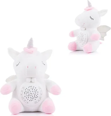 Image de CHIPOLINO Licorne en peluche avec projecteur et musique