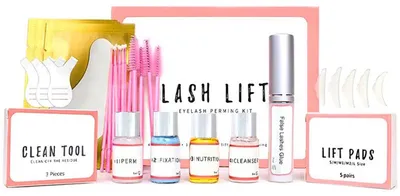 Produktbild von Wimpernlifting-Set, Wimperndauerwellen-Set, semi-permanentes Wimpernlifting-Set mit Lifting-Pads und Reinigungswerkzeug