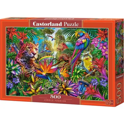 Image de Puzzle 500 pièces Jungle fashion Castorland 53926
