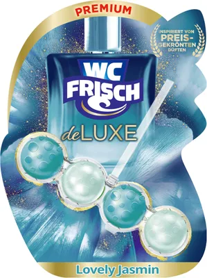 Produktbild von WC Frisch Deluxe Duftspüler Lovely Jasmin (1 St.), Premium Parfumduft