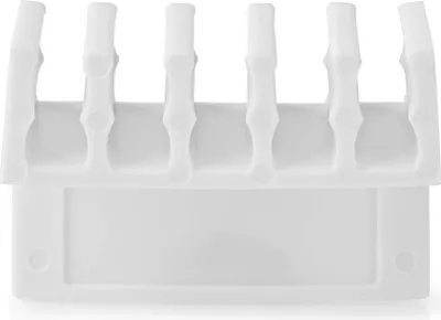 Produktbild von Nedis Kabelmanagement - Kabelclip - Click and Go - 2 Stück - Anzahl der Steckplätze: 5 Steckplätze - max. Kabeldicke: 7.1 mm - Polypropylene - Weiss