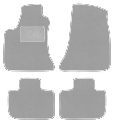 Immagine prodotto di Tappetini in moquette per Lancia Thema II 2011-2014 (berlina) – set 4 pezzi, grigi, su misura – Wielganizator OSLO