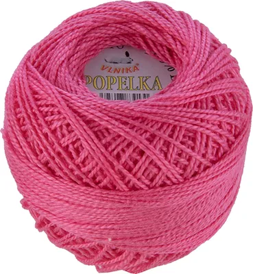 10g Kreuzstickgarn / Häkelgarn Popelka pink
