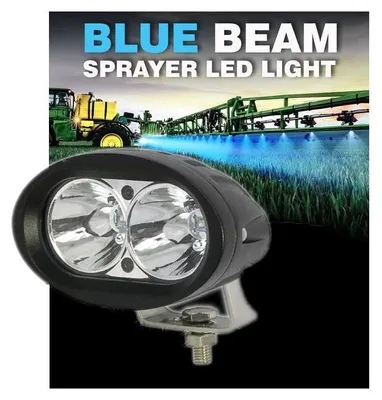 Obrázok produktu pre LED pracovné svetlo pre postrekovač, reflektor/svetlomet, halogénové, modré svetlo, 12 V – 24 V