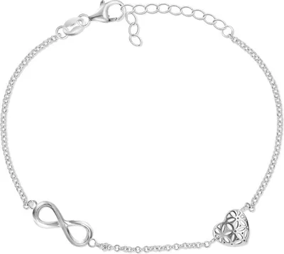 Immagine prodotto di Bracciale elegante in argento con decorazioni BRC33W