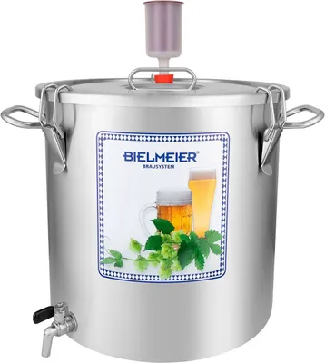 Produktbild von BIELMEIER Gärbottich Home Brewing Edelstahl 35 Liter Auslaufhahn 1/2" BHG 420