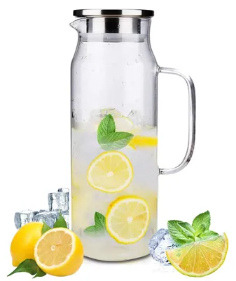 Immagine prodotto di Caraffa in vetro da 1,5 litri con coperchio